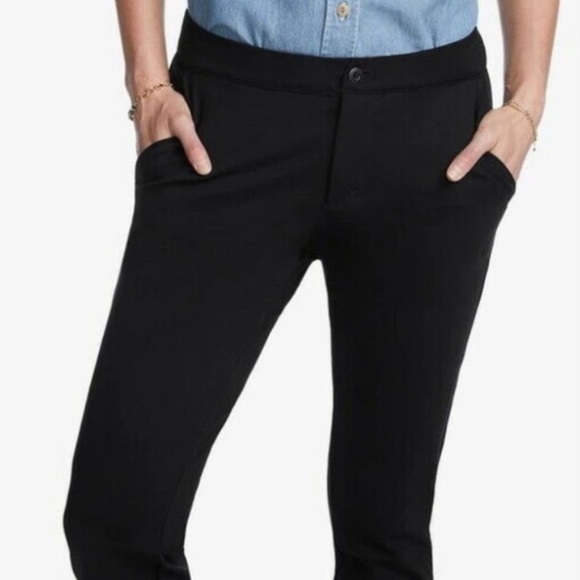 American Giant Womens Cigarette Leg Ponte Pants in Black Size 4 - Picture 2 of 9